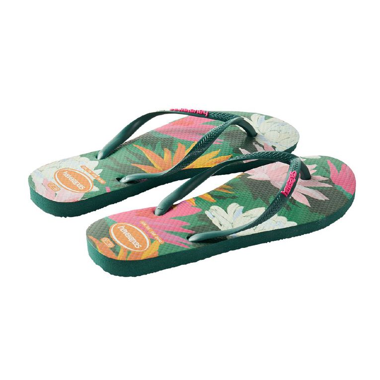 Havaianas Slim Summer Bliss Jandals, Multi-Coloured, hi-res