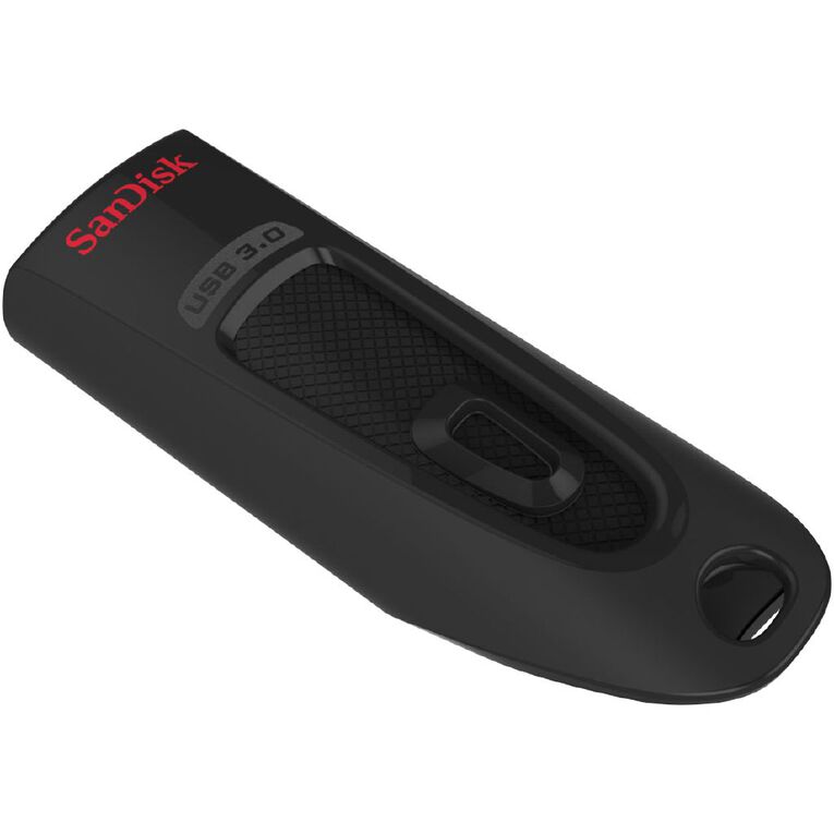 Sandisk Ultra USB 3.0 Flash Drive CZ48 256GB Black Black, , hi-res
