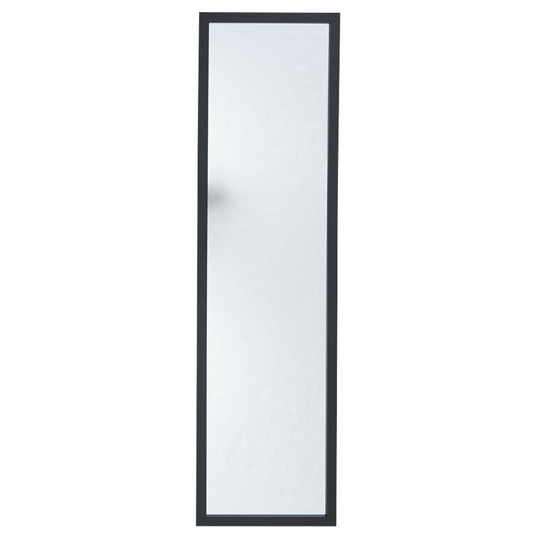 Living & Co Overdoor Mirror Black, , hi-res