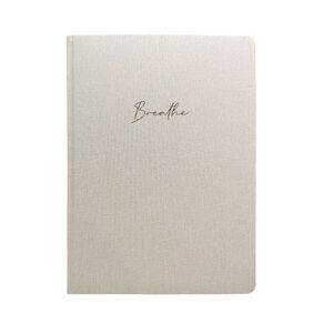 Uniti Stationery Linen A4 Notebook Cream