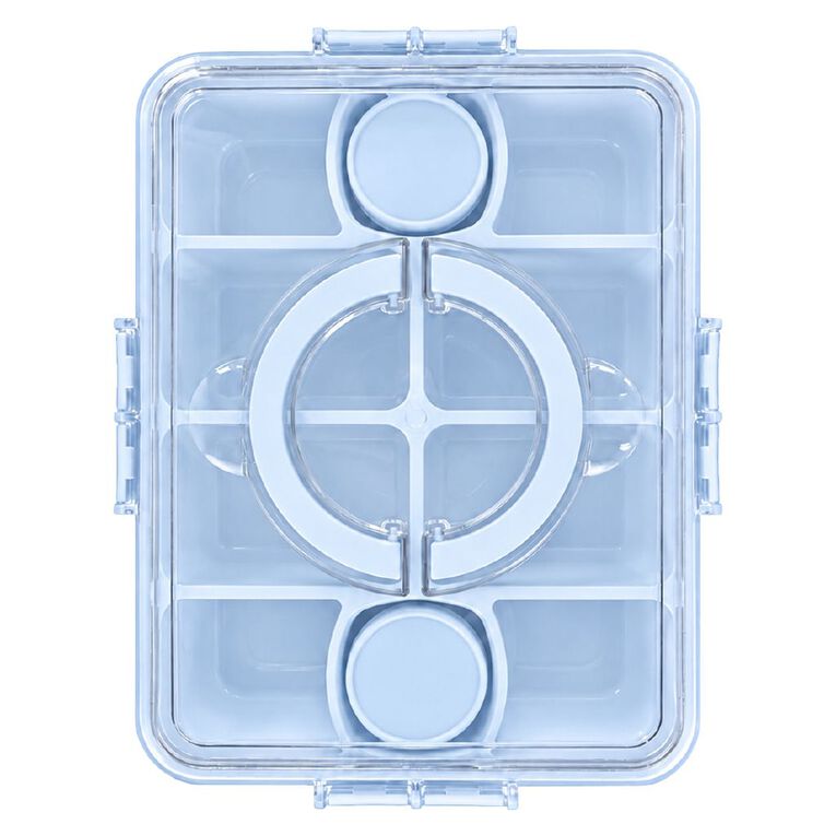 Kate's Kitchen Rectangle Snack & Serve Box Blue, , hi-res
