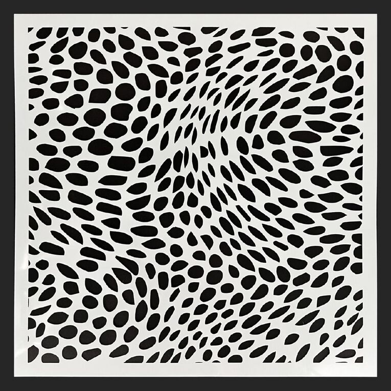 Uniti Stencils Animal Print 4 Set 12 inch, , hi-res