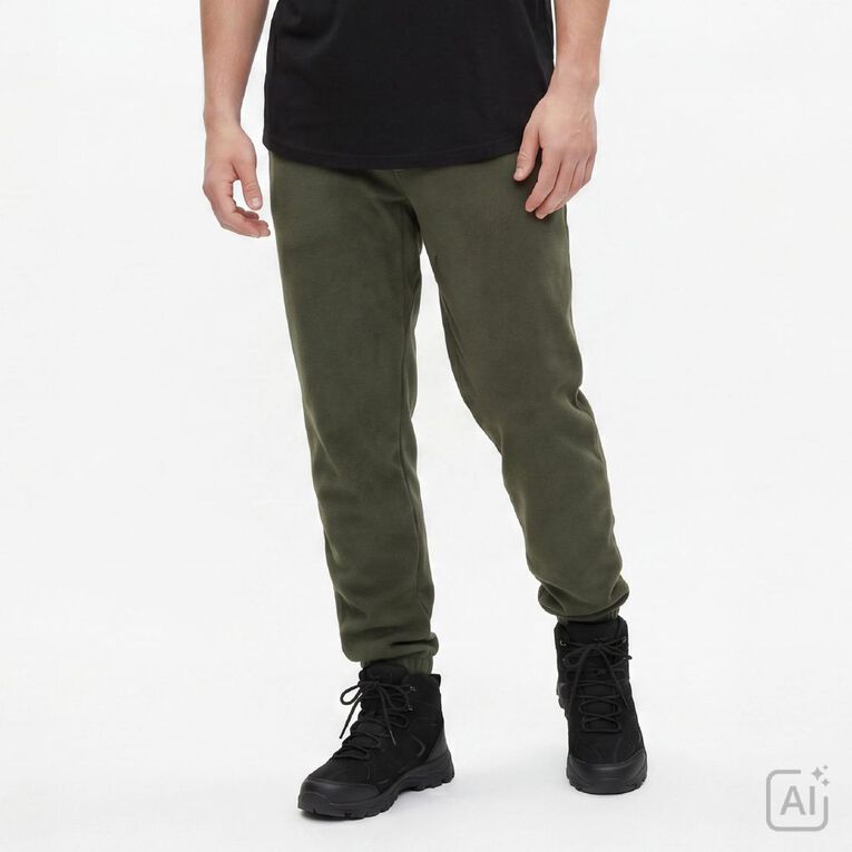 Back Country Adults' Plain Fleece Pants, Green Dark, hi-res