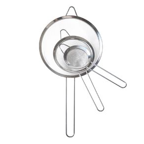 Living & Co Mesh Strainer Set Stainless Steel 3 Pack