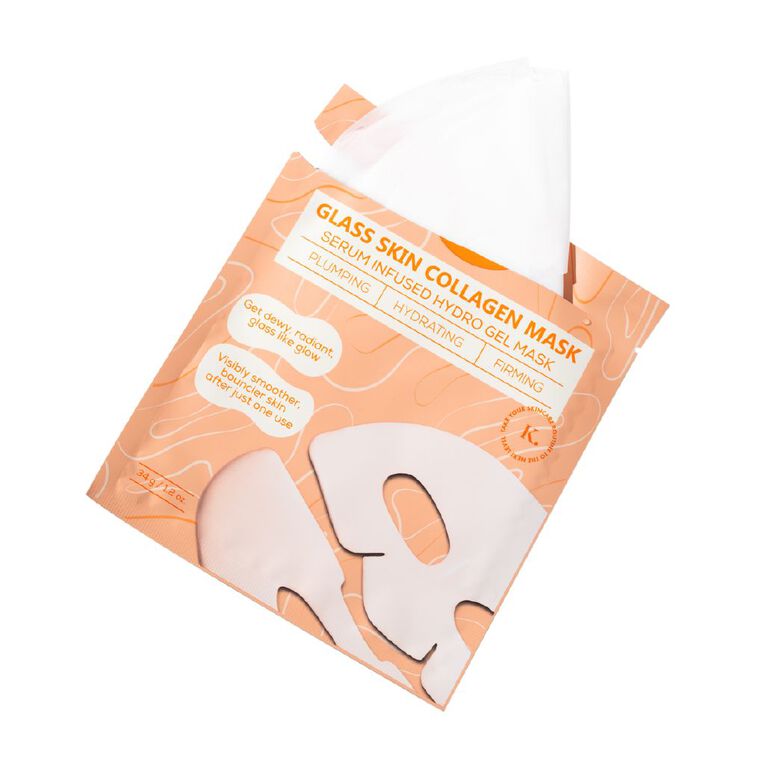 Kahlia Skin Glass Skin Collagen Mask 4 Pack, , hi-res