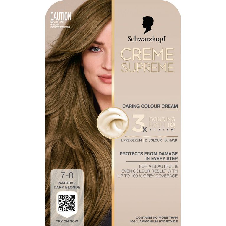 Schwarzkopf Creme Supreme 7.0 Natural Dark Blonde 180ml, , hi-res