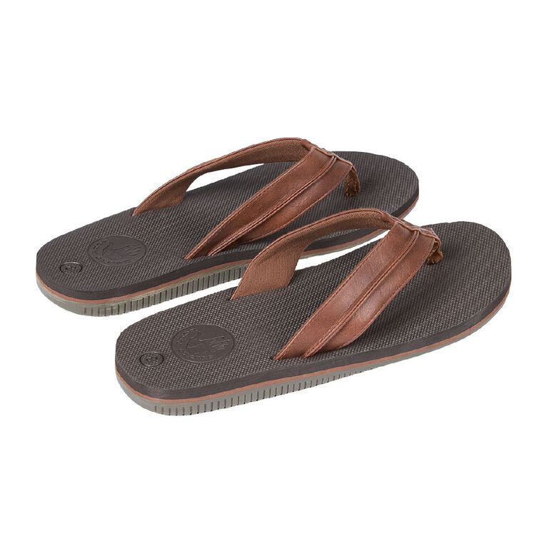 Body Glove Men's Jandals, Brown, hi-res