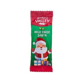 Waikato Valley Chocolates Milk Choc Santa 17g