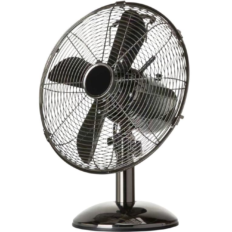Living & Co Desk Fan 30cm Metal, , hi-res