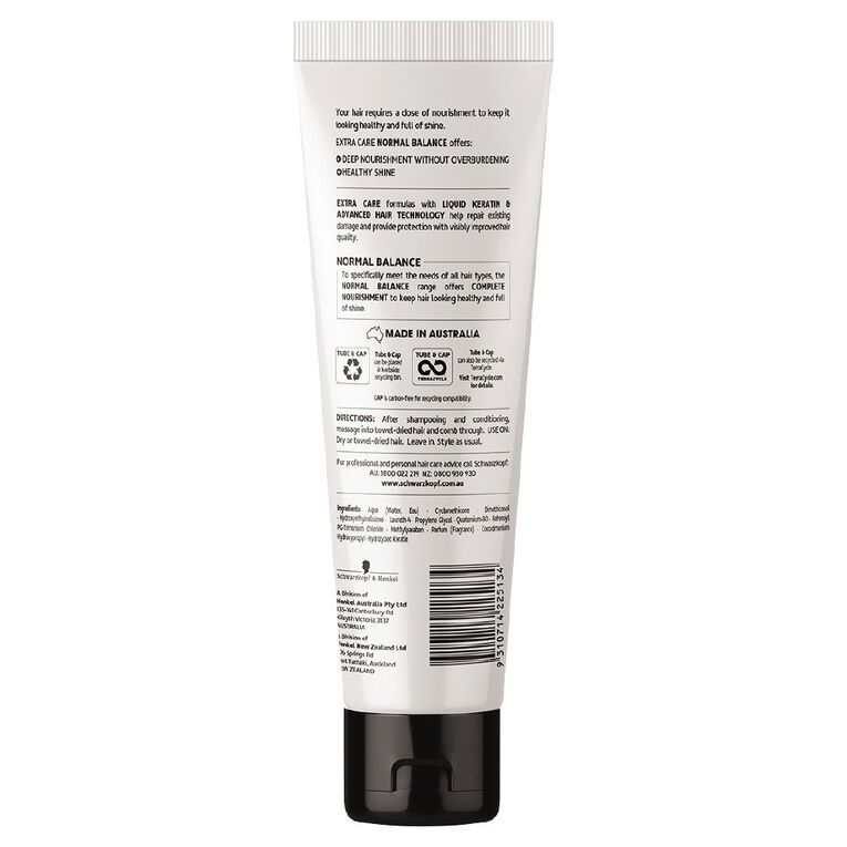Schwarzkopf Extra Care Normal Balance Leave In Treatment 150ml, , hi-res