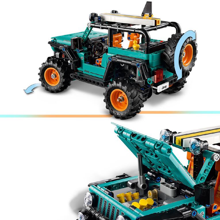 LEGO Technic Jeep Wrangler Rubicon SUV 42227, , hi-res