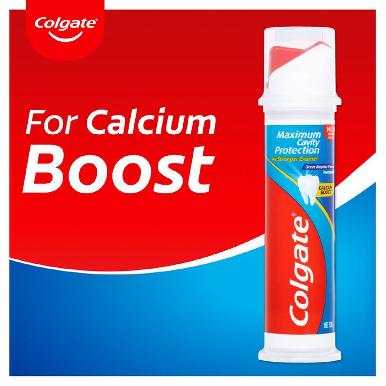 Colgate Great Regular Flavour Toothpaste Pump 130g, , hi-res