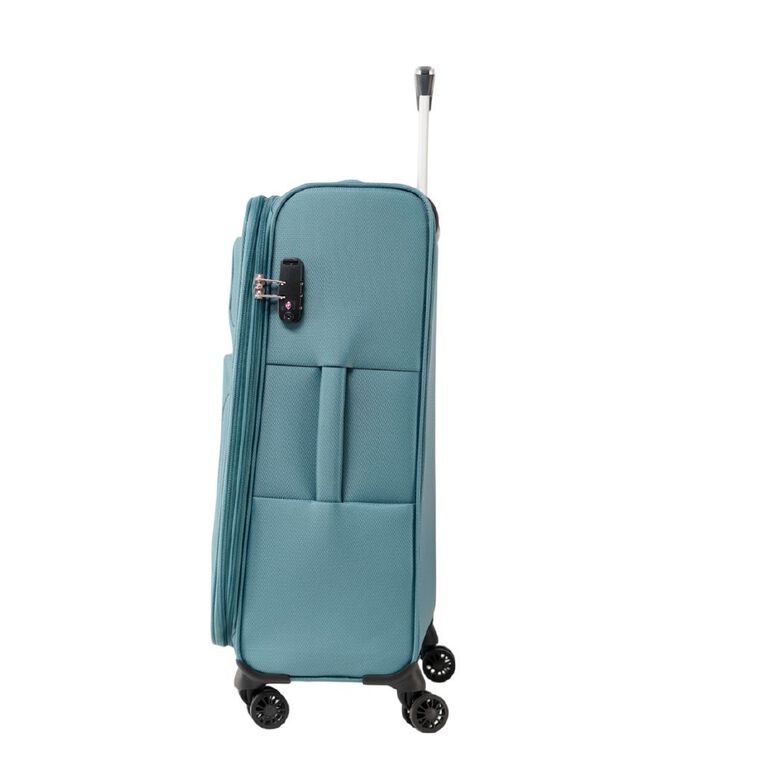 Wander Premium Soft Checked Suitcase 4 Wheel 70cm, , hi-res