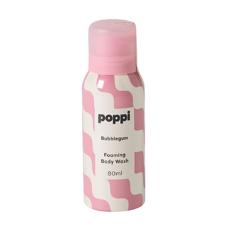 Poppi Foaming Body Wash Mini 80ml Bubblegum, , hi-res