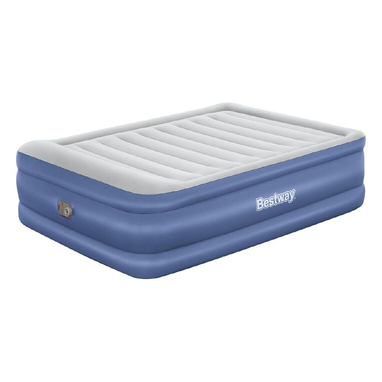 Bestway Tritech Air Mattress With Buit in Dual Air Pump Queen Queen, , hi-res