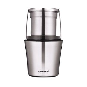 Living & Co Coffee & Spice Grinder Silver