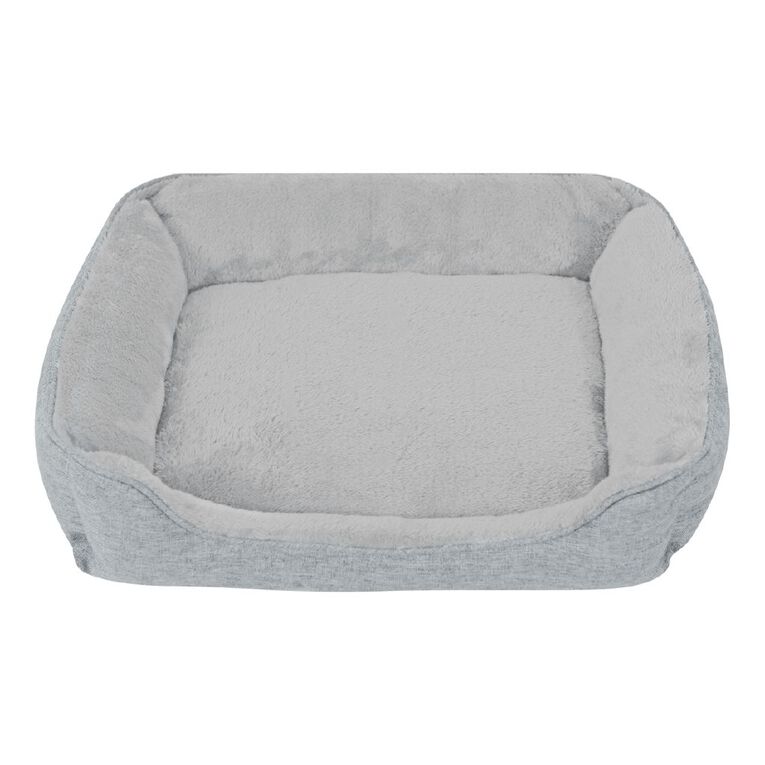 Petzone Grey Rectangular Bed Large, , hi-res
