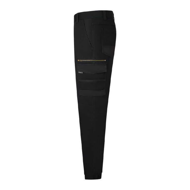 Rivet Men's Cuffed Jogger, Black, hi-res