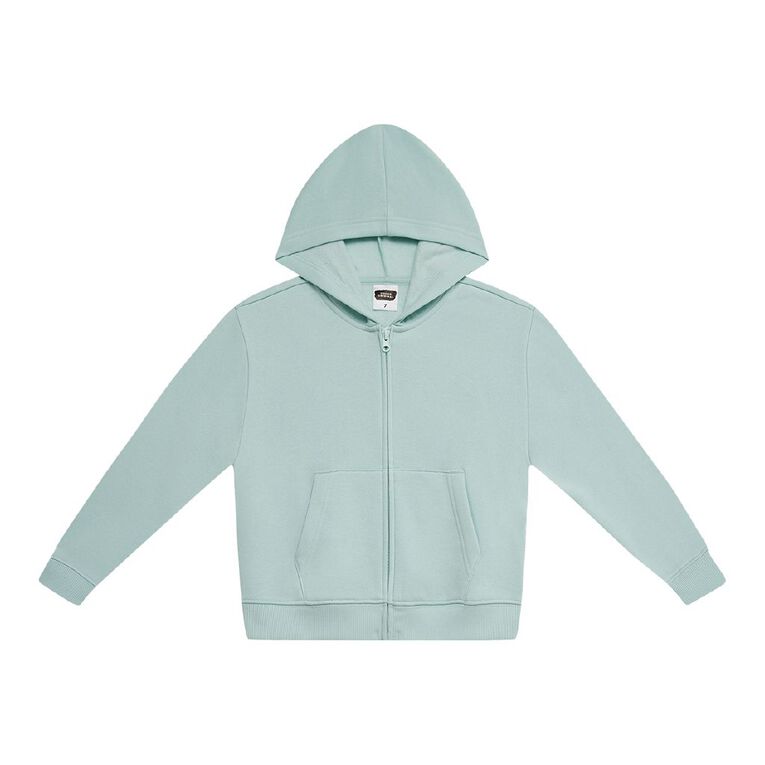 Young Original Plain Zip Hoodie, Blue Light, hi-res