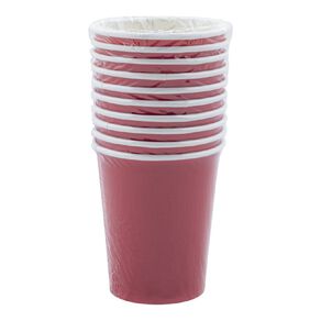 Party Inc Paper Cups Red 10 Pack