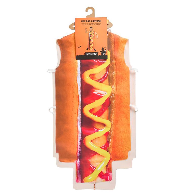 Scarehouse Hot Dog Costume One Size One Size, , hi-res