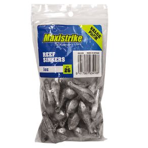Maxistrike Sinker Bulk 1oz Reef 26 Piece