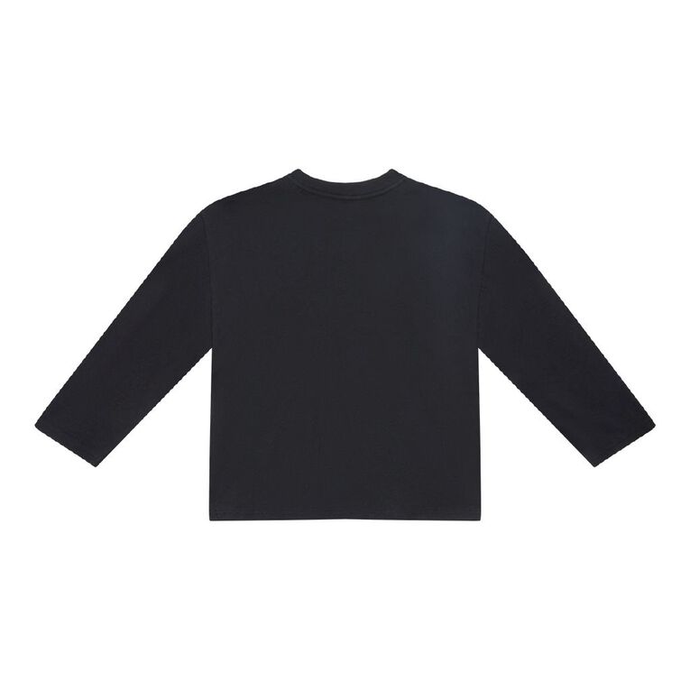 Young Original Long Sleeve Printed Tee, Black GAMER, hi-res