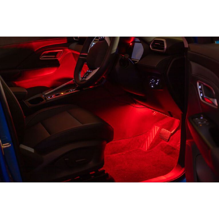 Autoworx Car Interior LED Strip 4 Pack, , hi-res
