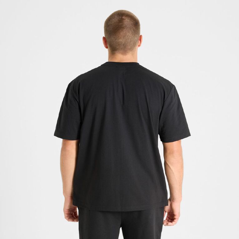 Lonsdale Unisex Tee, Black, hi-res