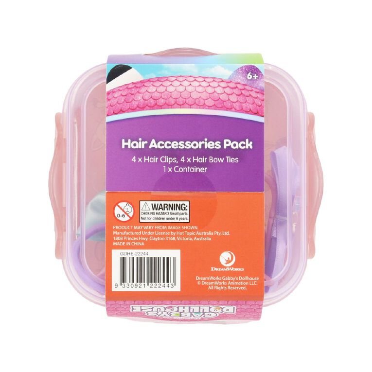 Gabby's Dollhouse Hair Accessories Snack Container, , hi-res