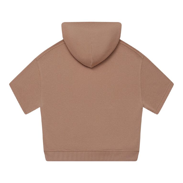 Young Original Pullover Terry Pocket Hoodie, Brown Mid, hi-res