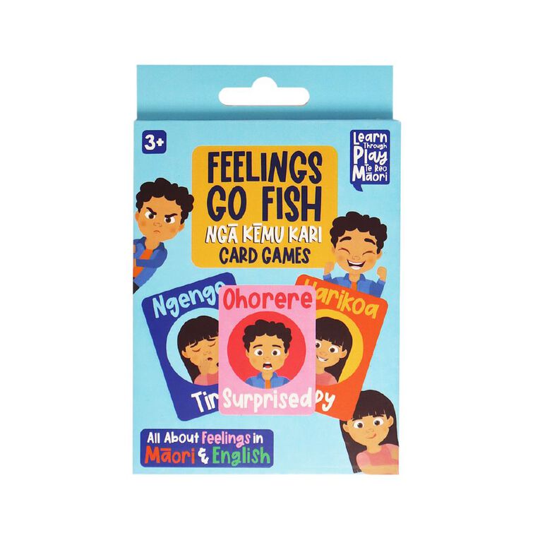 Learn Through Play Te Reo Go Fish Game Te Reo Feelings 40 Cards, , hi-res