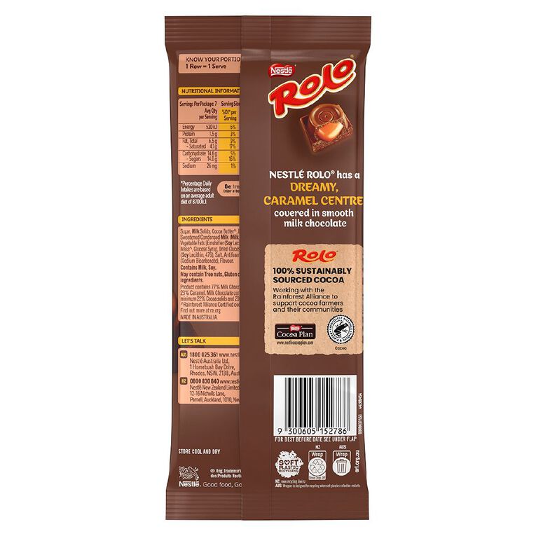 Nestle Rolo Block 170g, , hi-res