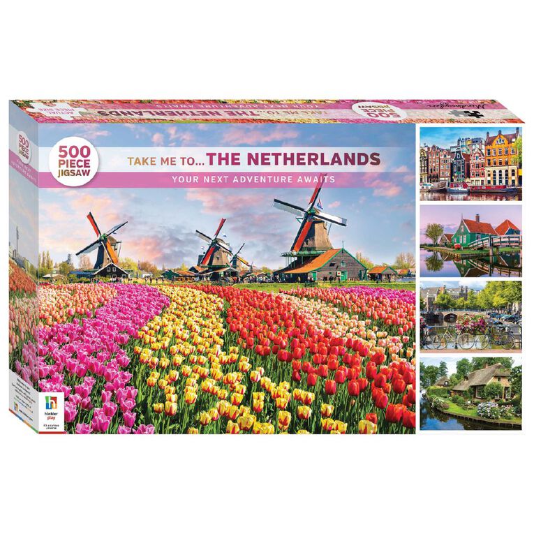 Mindbogglers Take Me to the Netherlands 500 Piece Puzzle, , hi-res