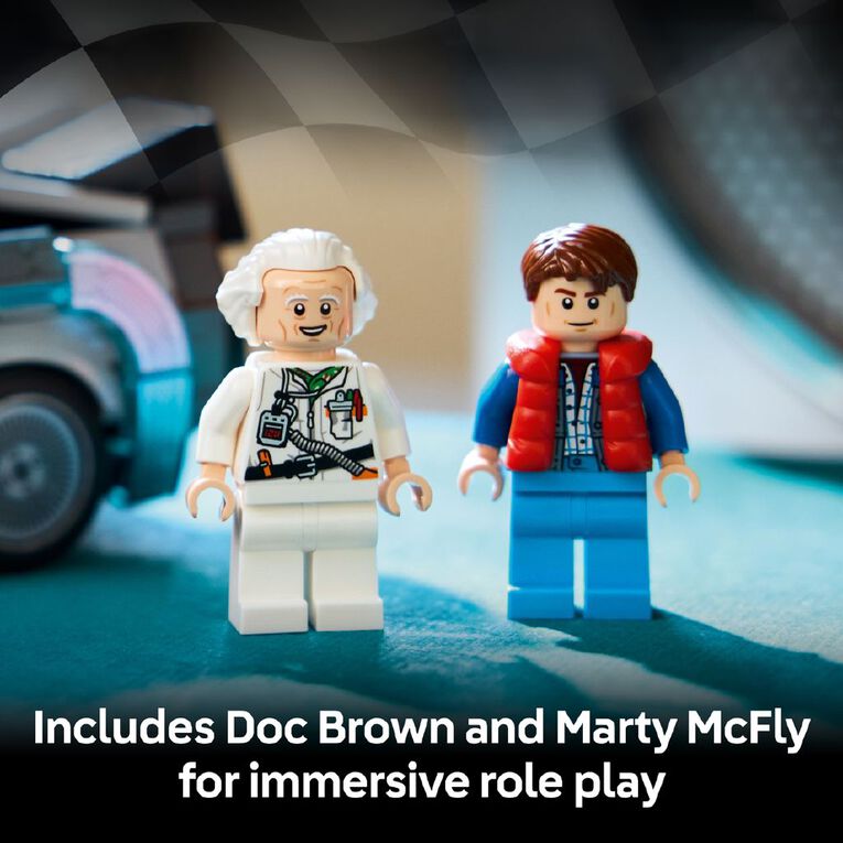 LEGO Speed Champions Time Machine from Back to the Future 77256, , hi-res