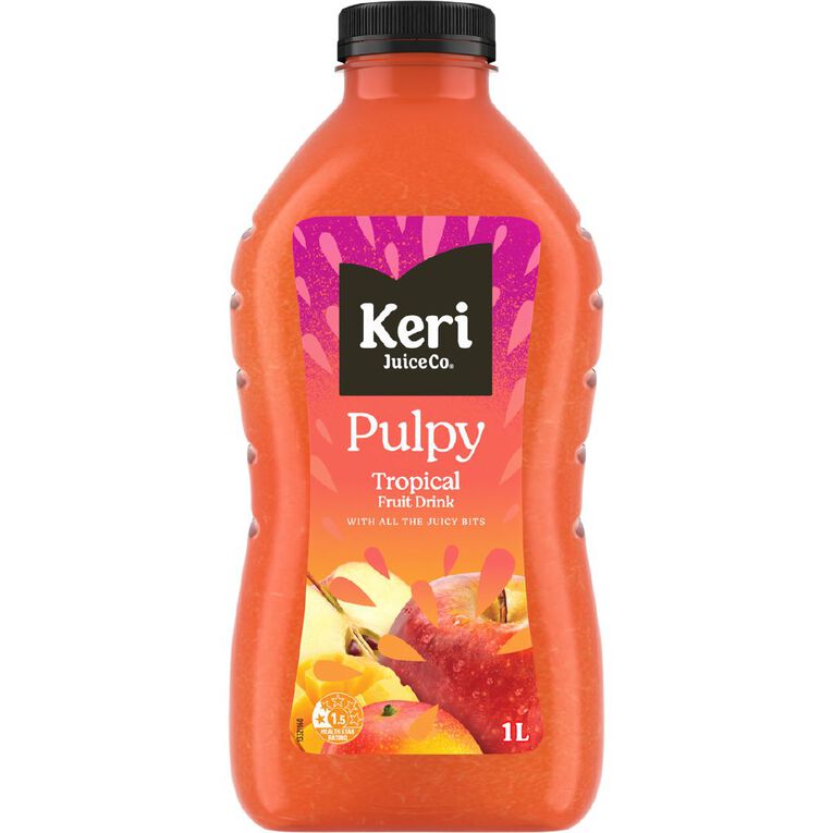 Keri Juice Pulpy Tropical Fruit Drink 1L, , hi-res