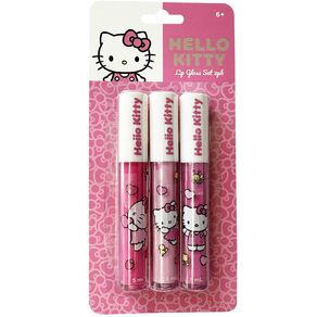 Hello Kitty Lip Gloss Set 3 Pack