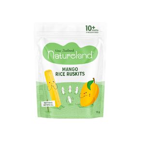 Natureland Rice Ruskits Mango 10g
