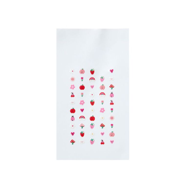 Poppi Kids Nail Stickers Strawberry, , hi-res