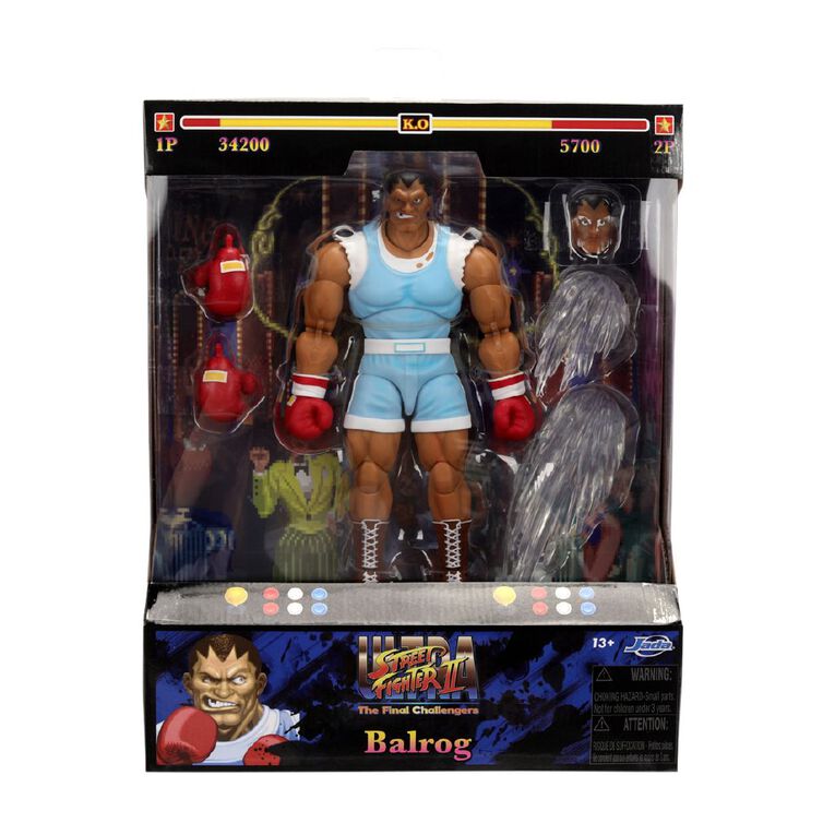 Street Fighter Balrog 6 Inch Deluxe Action Figure, , hi-res