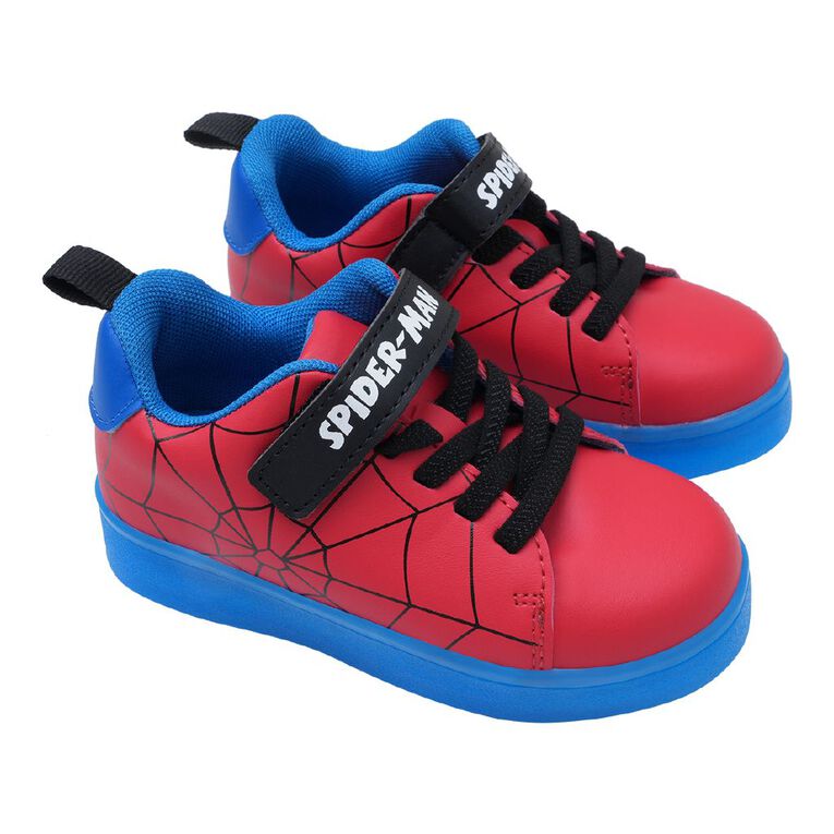 Spider-Man Junior Kids' Light-Up Shoes, Red Dark, hi-res