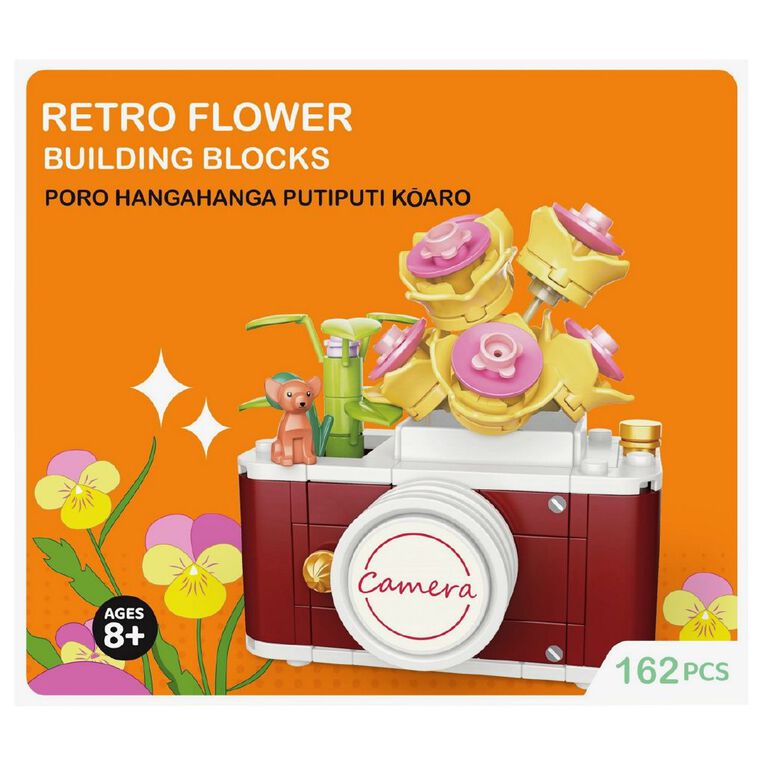 Retro Flower Building Block Assorted, , hi-res