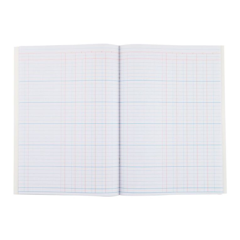 WS 5 Money Column Limp Analysis Book 26 Leaf Green Mid A4, , hi-res
