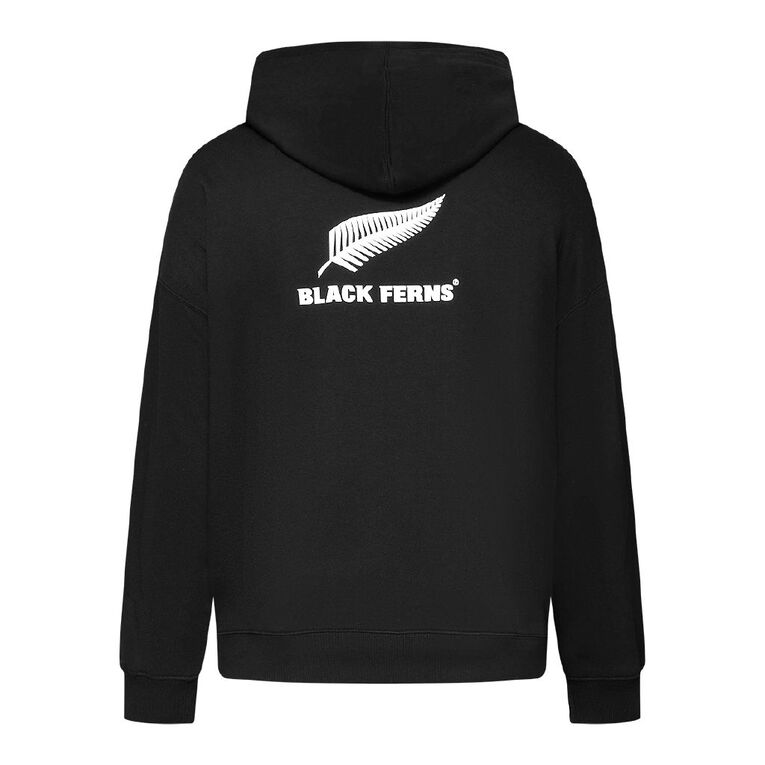 Black Ferns Adults' Oversized Hoodie, Black, hi-res