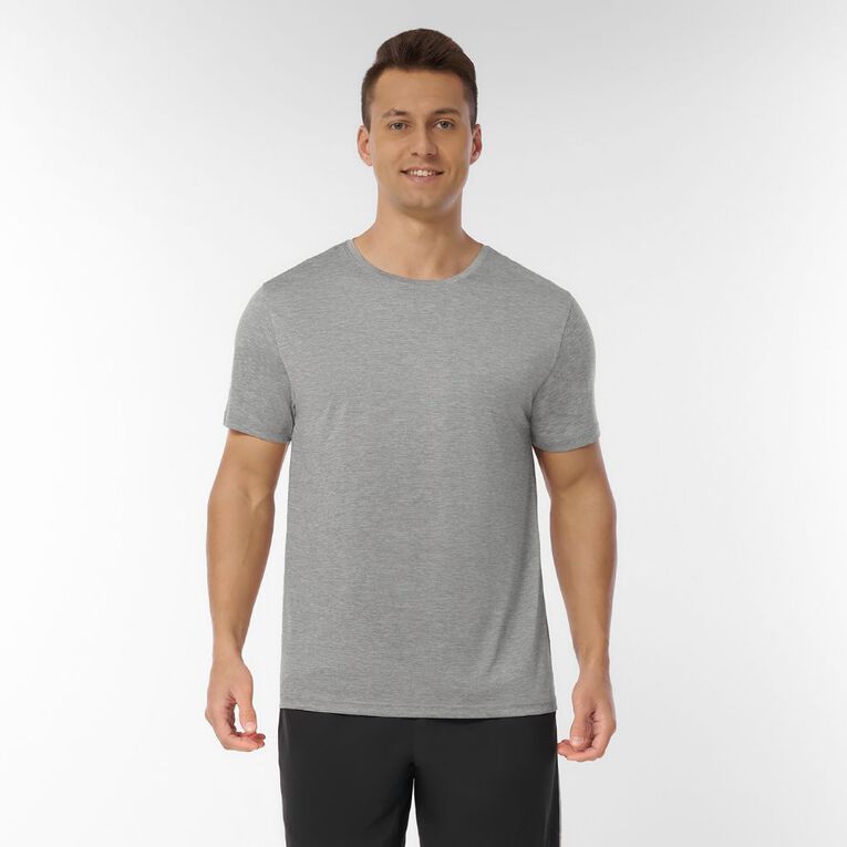 Active Intent Men's Active Cationic Tee, Grey Marle, hi-res