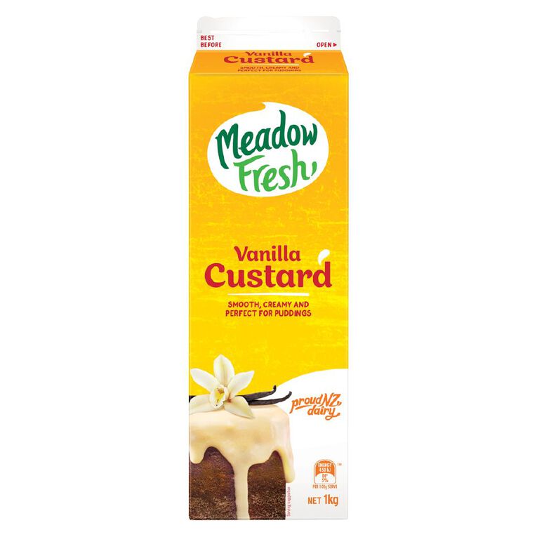 Meadow Fresh Vanilla Custard 1kg, , hi-res