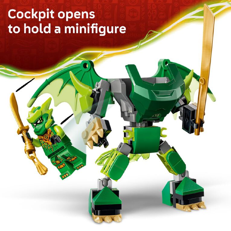 LEGO Ninjago Lloyds Dragon Mech Battle Pack 71862, , hi-res
