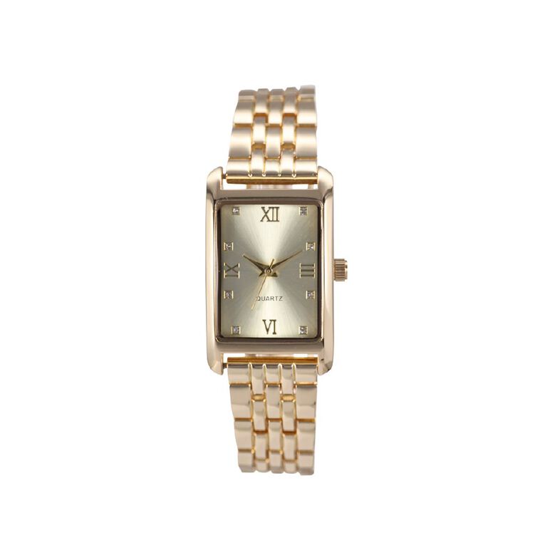 H&H Women's Analogue Watch Gold, , hi-res