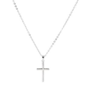 Silver Plated Cross Necklace