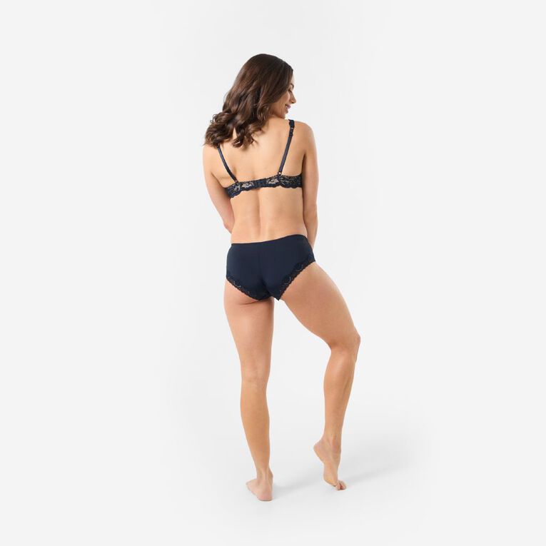 H&H Women's Florence Boyleg Briefs, Black, hi-res